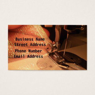 Carte de visite Sewing With Care