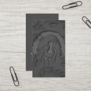 Carte De Visite Shadow Turkey Noir
