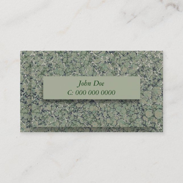 Carte De Visite Shamrock (Devant)