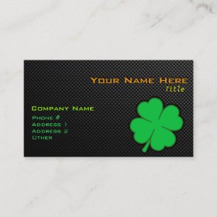 Carte De Visite Shamrock lisse