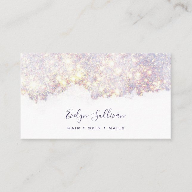 Carte de visite Shimmer aquarelle (Devant)
