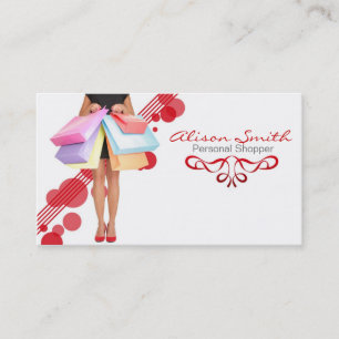 Carte De Visite Shopper personnel business card