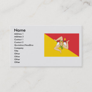 Carte De Visite Sicile, Italie