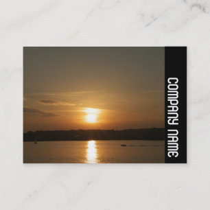 Carte De Visite Side Band - Coucher de soleil sur Cardiff Bay