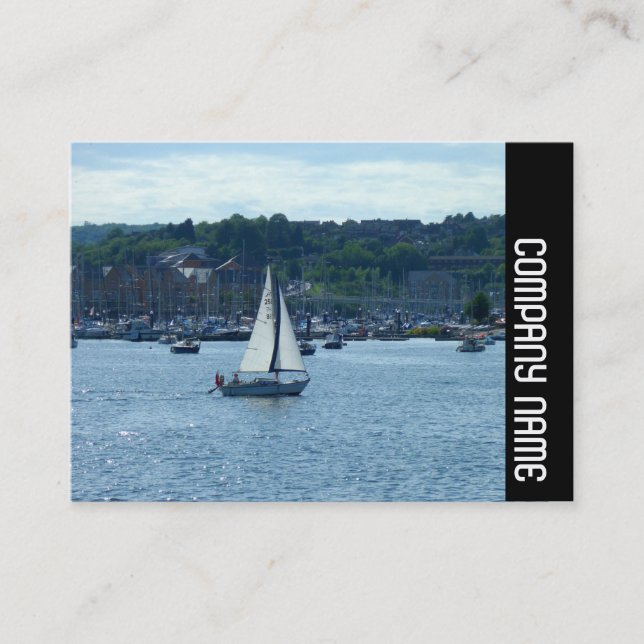 Carte De Visite Side Band - Marina de Cardiff (Devant)