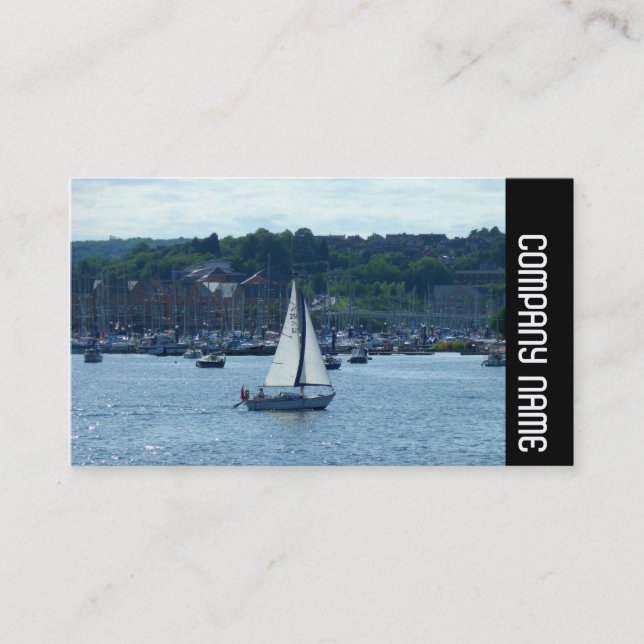 Carte De Visite Side Band - Marina de Cardiff (Devant)