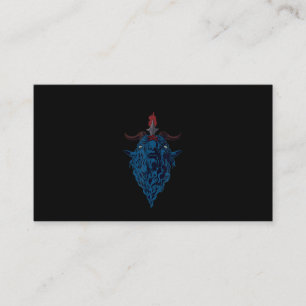 Carte De Visite Sigil Of Baphomet Goat Of Mendes Satan Dark Goth