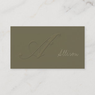 Carte De Visite Signature A