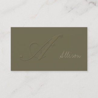 Carte De Visite Signature A