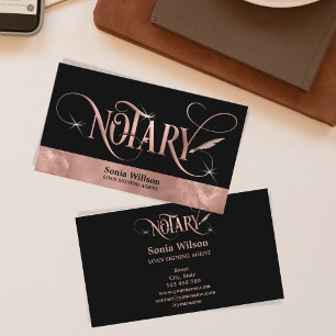 Carte De Visite Signature d'un prêt par notaire Agent d'assurance 