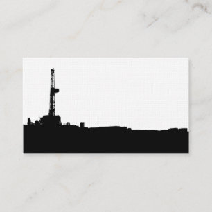 Carte de visite Silhouette 2 de la bande de perçag