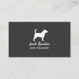 Carte De Visite Silhouette beagle