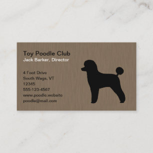 Carte De Visite Silhouette de Black Toy