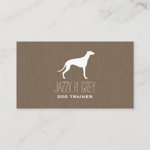 Carte De Visite Silhouette de Greyhound