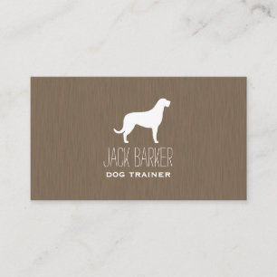 Carte De Visite Silhouette irlandaise Wolfhound