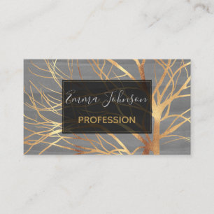 Carte De Visite Silhouette Silhouette Silhouette Gris minimum mode