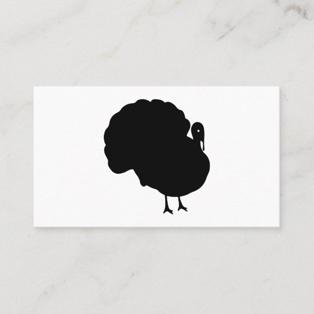 Carte De Visite Silhouette Turquie (Devant)