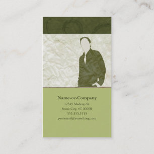 Carte De Visite silhouettes d'entreprise