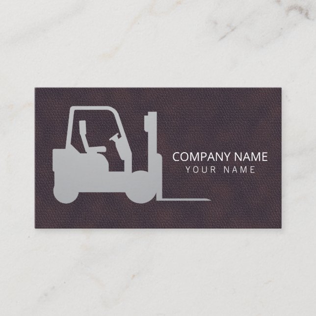 Carte De Visite Silver Forklifts, Logistique - Professionnel (Devant)