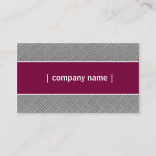 Carte De Visite Silver Maroon Personnalisé Élégant