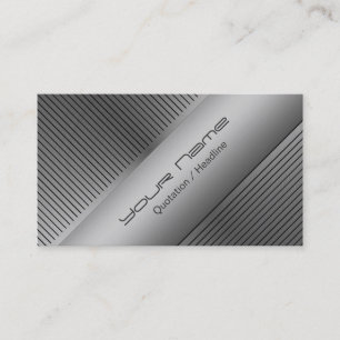 Carte De Visite Silver Modern