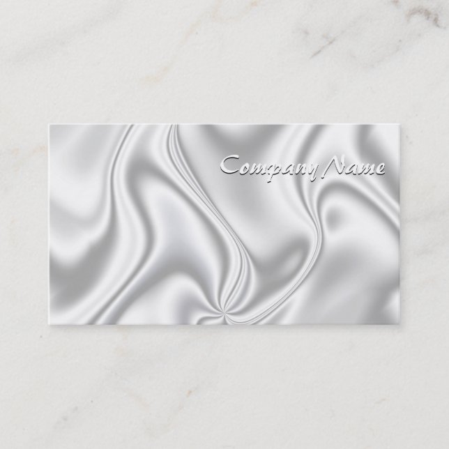 Carte De Visite Silver Satin (Devant)