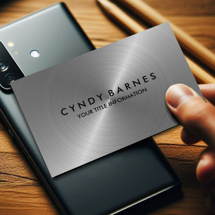 Carte de visite Silver Sheen