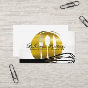 Carte De Visite Silverware et Whisk
