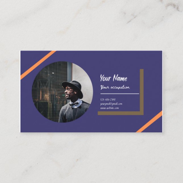 Carte de visite simple (Devant)