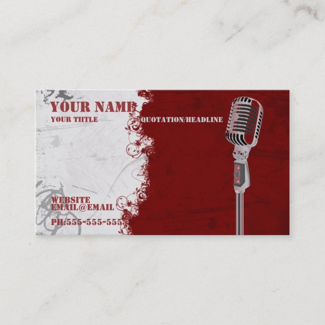 Carte de visite simple (Devant)