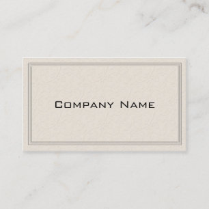 Carte de visite simple à la frontière florale