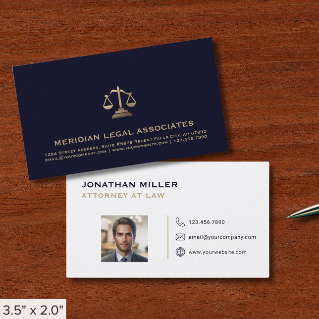 Carte De Visite Simple avocat professionnel (Créateur téléchargé)