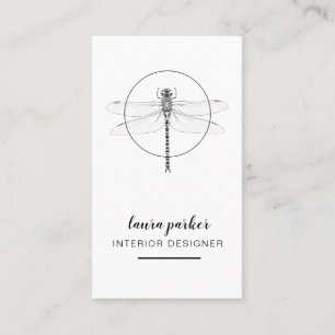 Carte De Visite Simple blanc de nature créative de concepteur de
