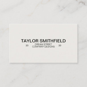 Carte De Visite Simple Concepteur minimal moderne