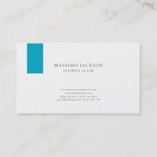 Carte de visite simple de Pearl Unique Attorney at