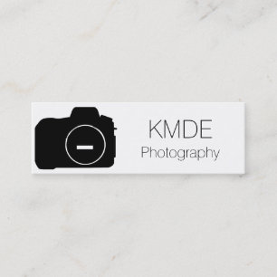 Carte de visite simple de photographie
