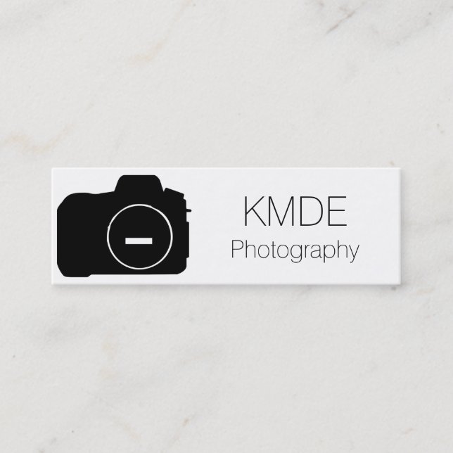 Carte de visite simple de photographie (Devant)