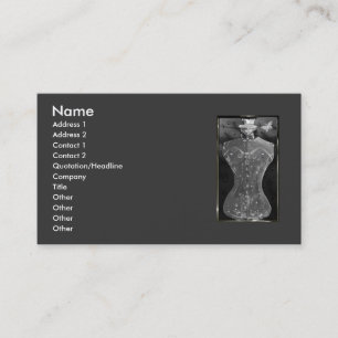 Carte De Visite Simple élégance !
