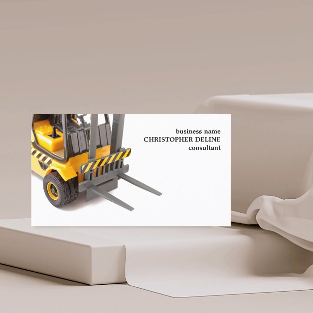 Carte De Visite Simple Elegant Clean Logistics Company (Créateur téléchargé)