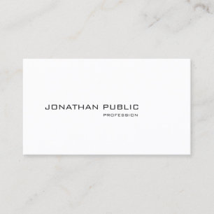 Carte De Visite Simple élégant minimaliste moderne lisse tendance 