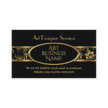 Simple Elegant or noir floral Damask