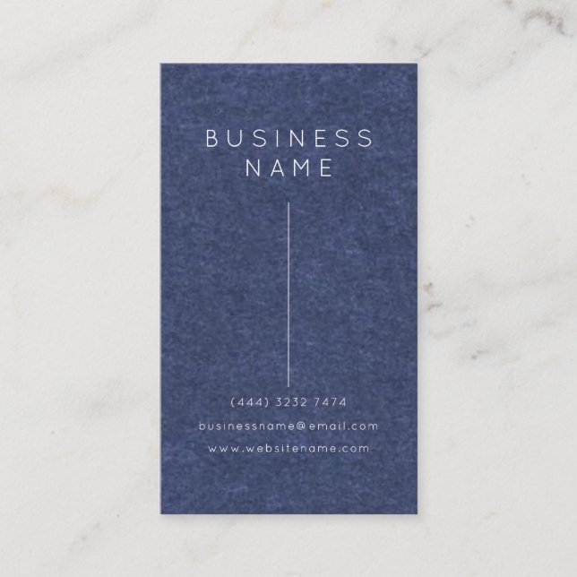 Carte De Visite Simple Élégant Professionnel Nom de l'employé Titr (Devant)