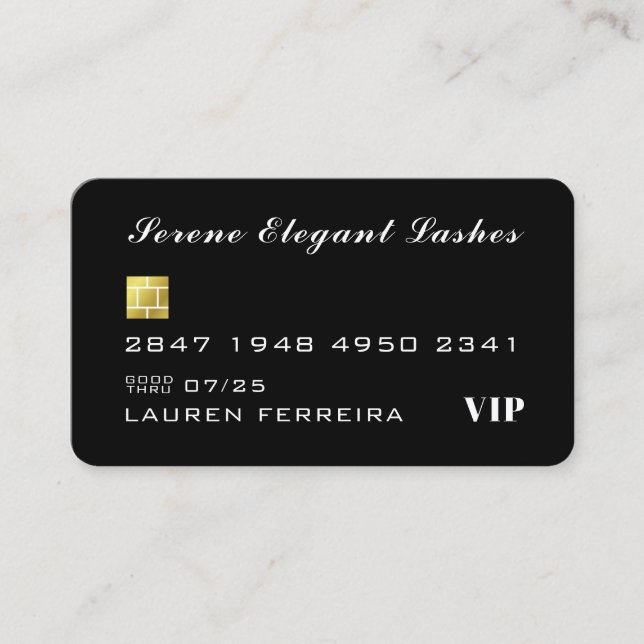 Carte de visite simple et élégant (Devant)