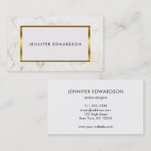 Simple et élégant marbre blanc motif professionnel