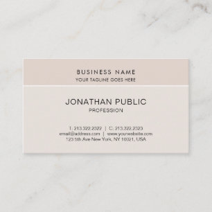 Carte De Visite Simple et élégant professionnel moderne sobre