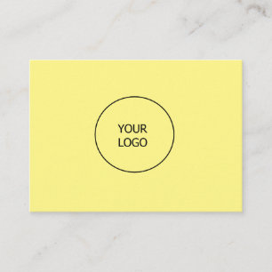 Carte De Visite simple et minimal ajouter votre logo entreprise pe