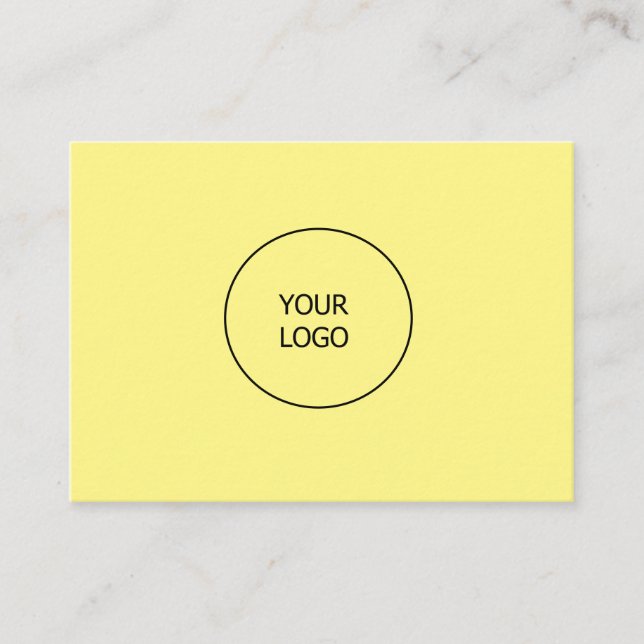 Carte De Visite simple et minimal ajouter votre logo entreprise pe (Devant)