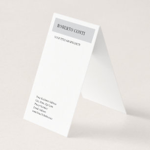 Carte De Visite Simple et moderne minimaliste
