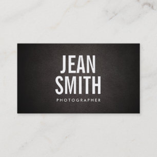Carte de visite simple Gras Photographe de texte