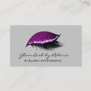 Carte De Visite Simple maquillage beauté Eyelash Lashes Parties sc